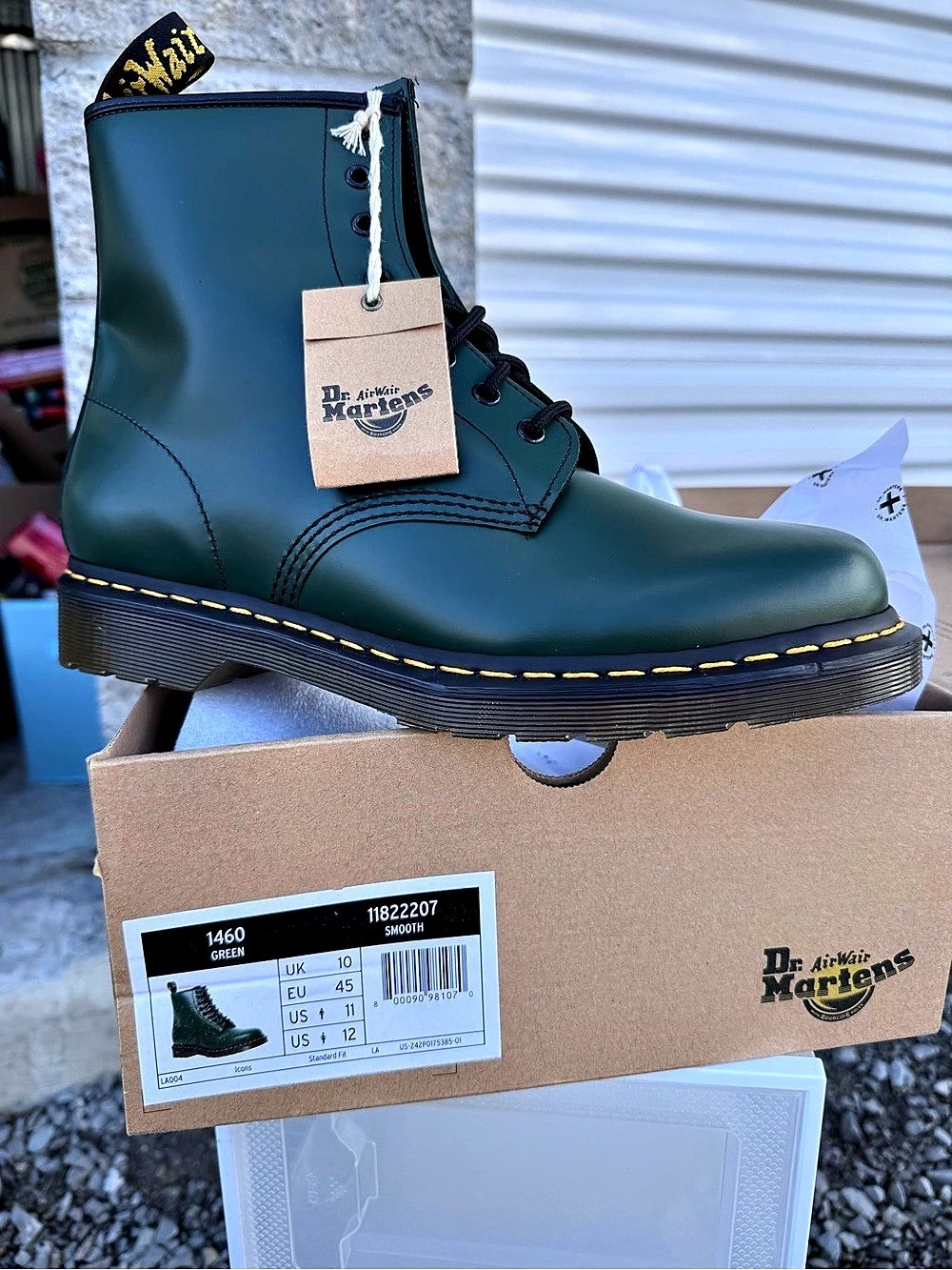 Dr. Martens 1460 Combat Boots in Green US 11 NWT